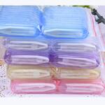 Plastic tweezers and stick with individual color packaging 331, size 7.2 * 2 * 1 cm