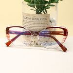 Plastic frame with anti-blue light protection lenses, with spring hinges Elit 6586-EL