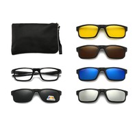 Frames El Dorado with a set of polarized sunglasses bits on the magnet 2256A 每套5件 sport stile