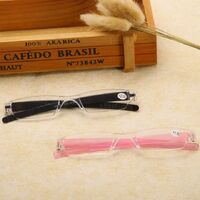 Plastic reading glasses 2006笔筒 with glass lenses and pen case, from +1.00 to +4.00, RMC=62-64