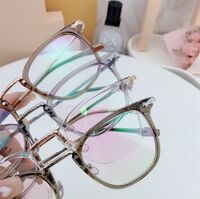 Hybrid frame, metal + TR90, with Blue Block coating SANTA M8083