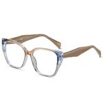 TR90 plastic frame or glasses with blue light protection, with spring hinges FA87220