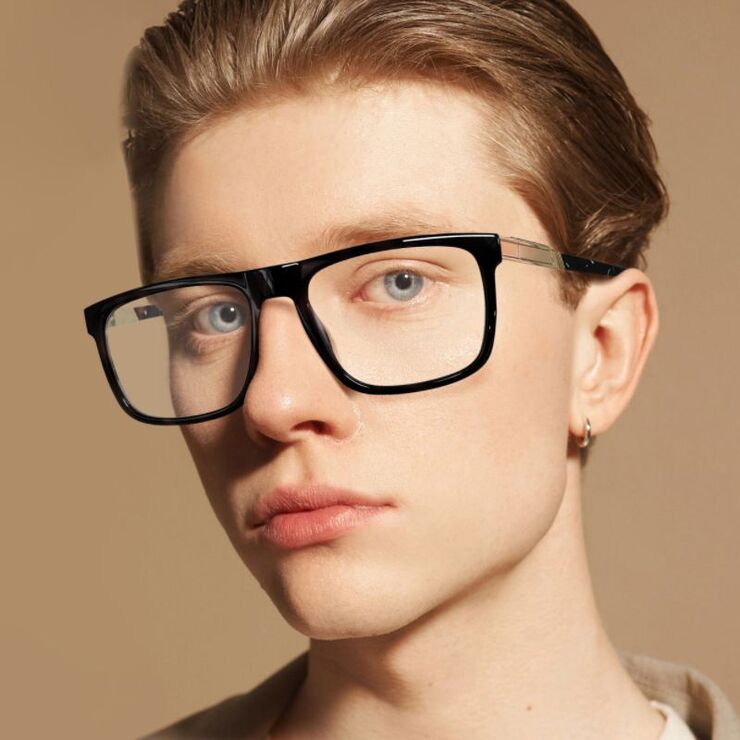 Plastic TR90 frame for glasses with UV and Blue Ray Cut protection More LS225