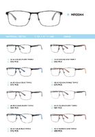 Металлическая оправа с дужками из материала TR-90 MR0044