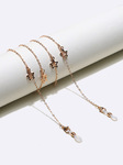Glasses chain with hollow stars GL1379