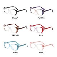 Plastic frame with anti-blue light protection lenses, with spring hinges Elit 6577-EL