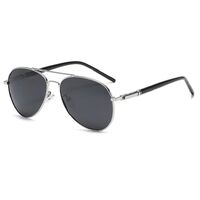 Polarized photochromic metal sunglasses KY209-2