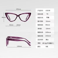 Оправа пластиковая из материала TR90, линзы с защитой от ультрафиолета More LS030