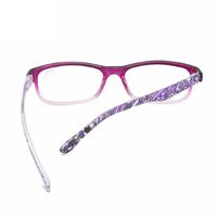 Очки пластиковые для чтения 8022女士 со стеклянными линзами и защитой Blue ray cut, от +1.00 до +4.00, РМЦ=62-64