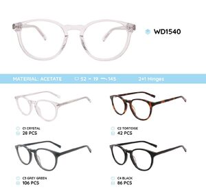 Plastic acetate eyeglasses frame WD1540