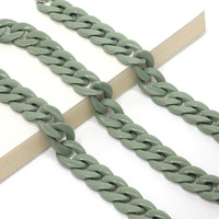 Акриловая нескользящая цепочка, толстая вогнутая 29 цветов, для очков и масок GB011-2