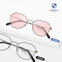 Очки металлические фотохромные с защитой от синего света 9639-GT