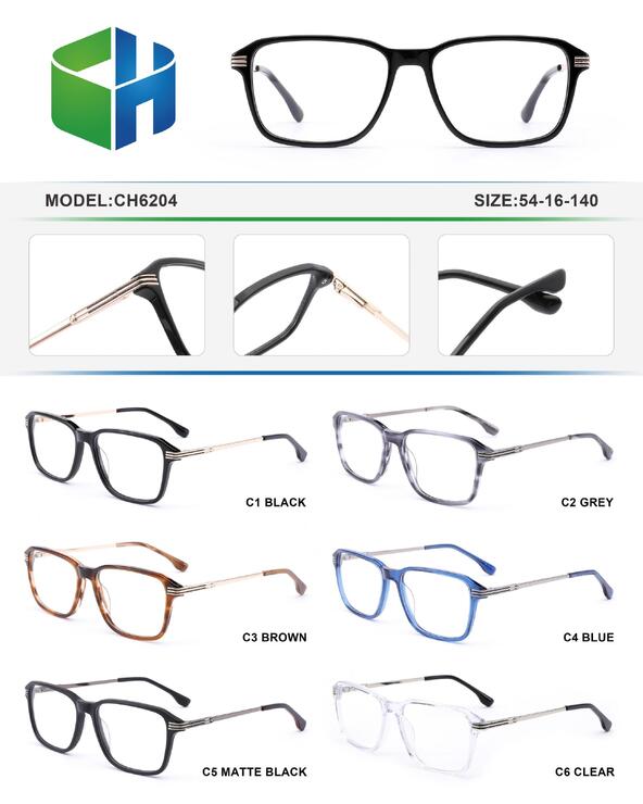 Оправа пластиковая из ацетата с флексом CH5204-DA