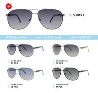 Metal frame polarized sunglasses S3019T