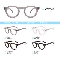 Plastic acetate eyeglasses frame for women WD1530P