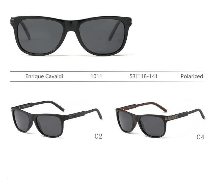 Солнцезащитные поляризационные пластиковые очки Enrique Cavaldi EC1011