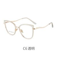 Combined frame (metal + TR90) or glasses with blue light protection, with spring hinges FA7149