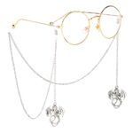 Металлическая нескользящая цепочка, с подвеской в виде летающего дракона, для очков и масок GL212