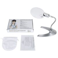 Tabletop magnifying glass with backlight S4B-8-XX, magnification: 2,5Х, 6Х