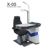 Ophthalmologist workstation, combined table + chair X-05, tabletop 1080*505 mm