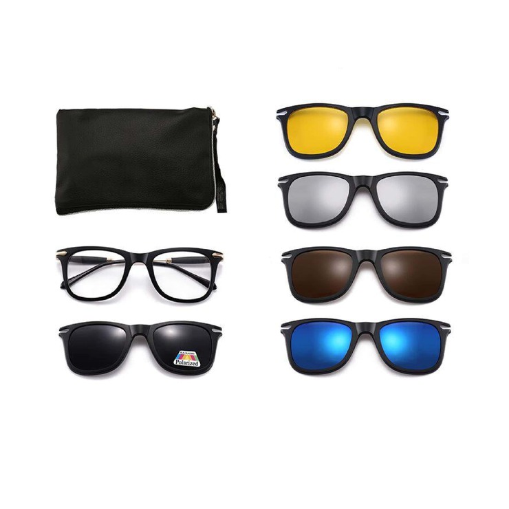 El Dorado frames with polarized sunshades set (clip-on) on magnet 2326 (5 pieces) 