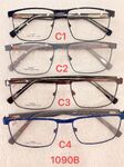 Metal frame for glasses with spring hinges 1090B