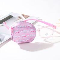 3D occluder for glasses, children's eye cartoon eye patch mask for amblyopia, strabismus, after surgery