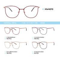 Metal women's frame for glasses MW4070