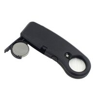 Portable pocket magnifier with backlight 21012, diameter: 22 mm, magnification: 40X