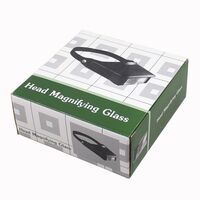Binocular magnifier, magnifying glass with head mount 81005-XX, magnification: 1,5X, 3X