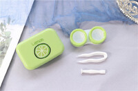 Mini set for a soft contact lens (Kits for contact lenses) B17-Lemon
