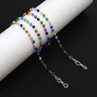 Metal non-slip chain with glass beads for glasses and masks GL907