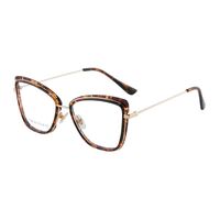Combined frame (metal + TR90) or glasses with blue light protection, with spring hinges FA87146