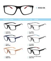 TR90 plastic eyeglasses frame K502-06