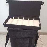 Mobile box (suitcase, trunk, organizer, display case) on legs for frames and glasses for 36 slots JS-C220908