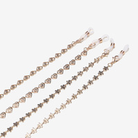 Набор из двух цепочек для очков с кристаллом GM090