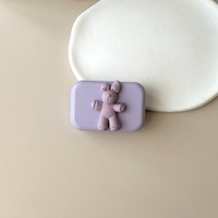 Mini soft contact lens A118-19蓝色DIY兔熊