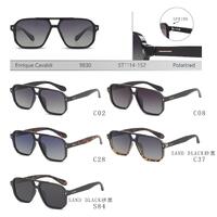 Polarized plastic sunglasses with spring hinges Enrique Cavaldi EC9830