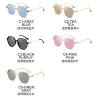 Очки пластиковые TR90 фотохромные с защитой от синего света 9726-GT