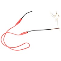 Шнурок-фиксатор для очков силиконовый 28 см, отверстие 3*6 мм