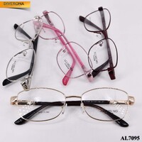 Metal eyeglass frame, material steel Allmilmo AL7095