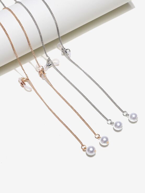 Стильная модная цепочка для очков с листьями GM024