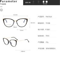 Оправа для очков комбинированная (металл + TR90) с защитой от синего света, с флексом FA87019