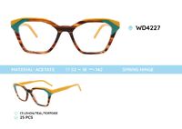 Plastic acetate eyeglasses frame WD4227