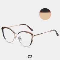 Combined frame (metal + TR90) or glasses with blue light protection, with spring hinges FA87069