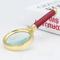 Magnifier, magnifying glass with handle 金-木60-XX, diameter: 48 mm, magnification: 8X