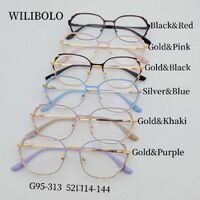 Metal ultrathin women's frames with spring hinges Wilibolo G95-313