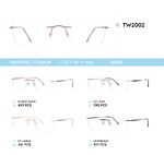Оправа металлическая титановая TW2002