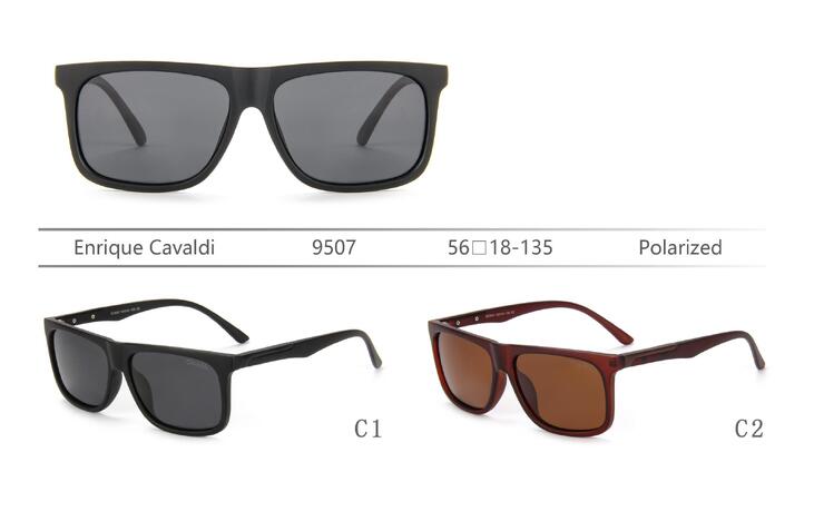 Солнцезащитные поляризационные пластиковые очки Enrique Cavaldi EC9507