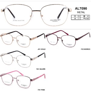 Metal eyeglass frame, material steel Allmilmo AL7090